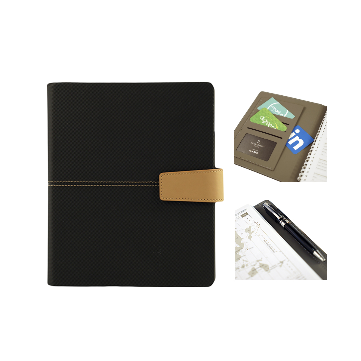 Leather Diary with Magnetic Closure